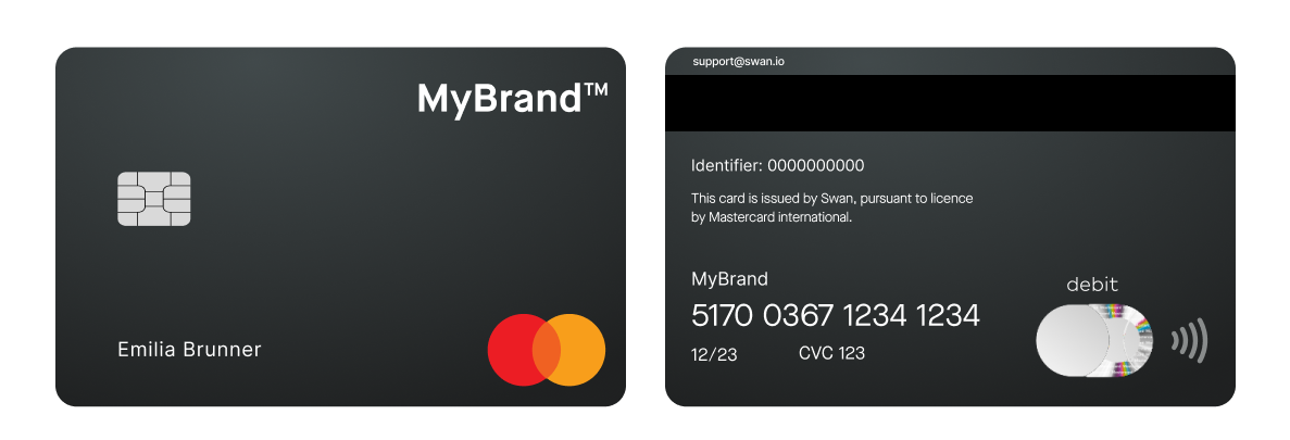 Image displaying connection between account holders, account, account membership, and cards